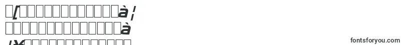 NewtownItalic-fontti – bengalinkieliset fontit